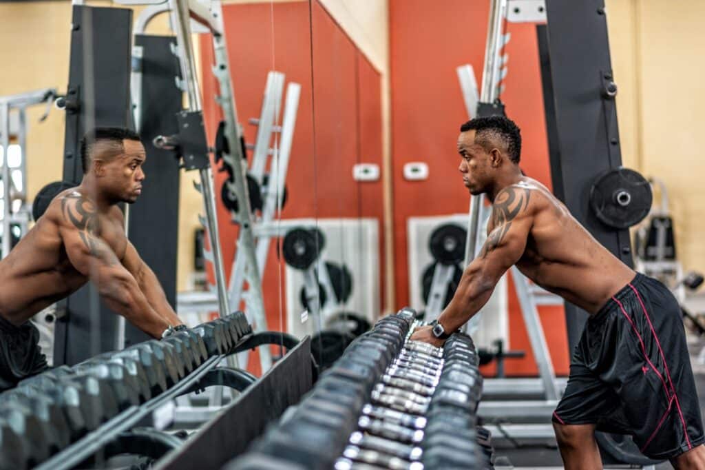 Man in Red and Black Shorts - Supersets