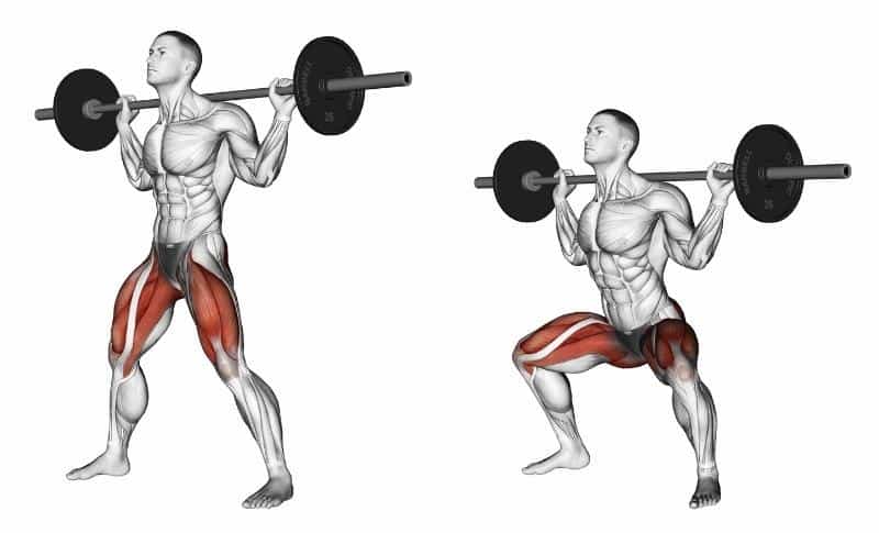 Barbell Back Squats