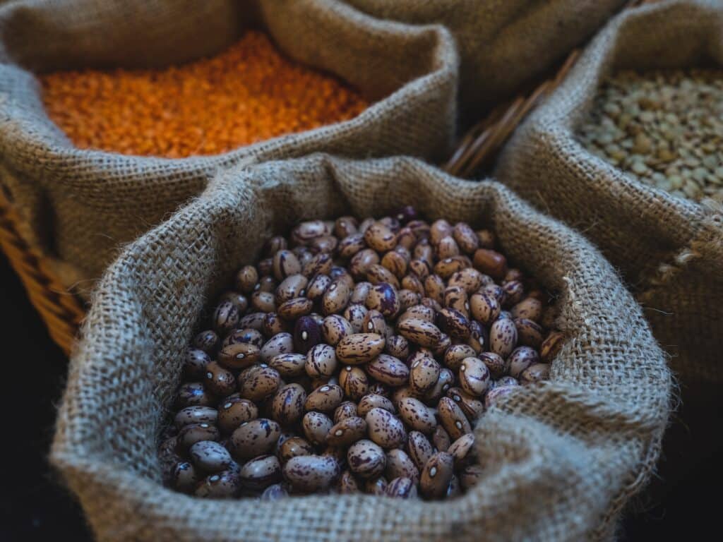 a close up of Legumes and Beans