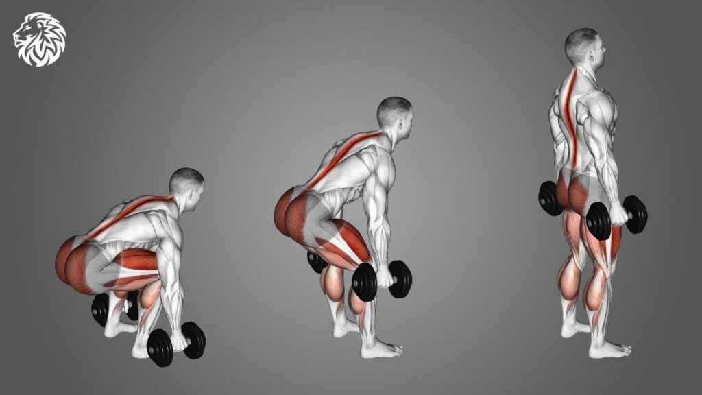 Dumbbell Deadlifts