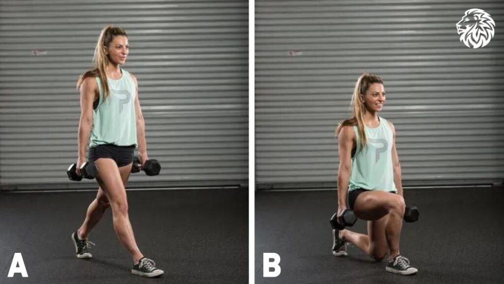 Dumbbell Lunges