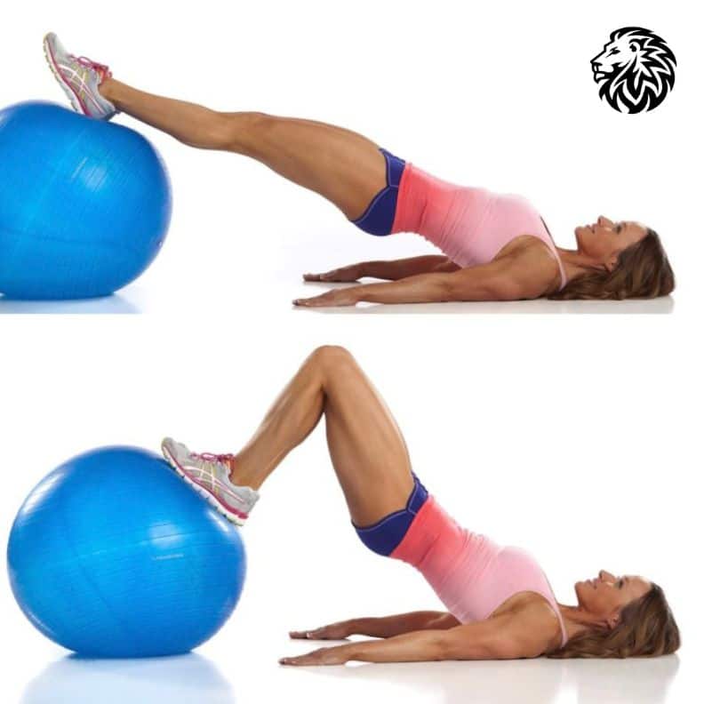 Swiss Ball Hamstring Curl