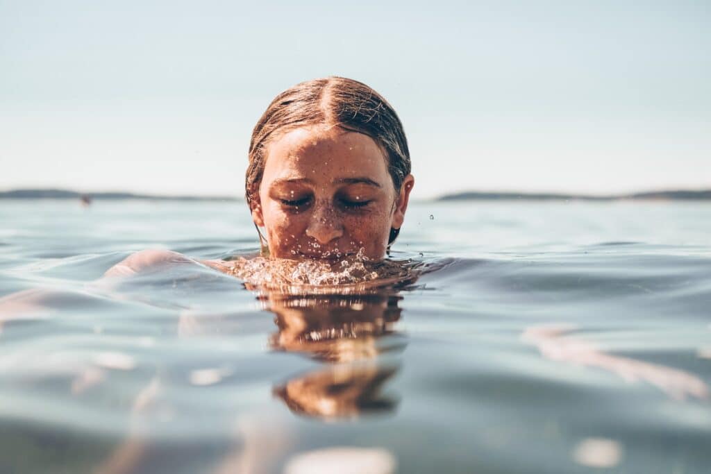 woman in water Swimming