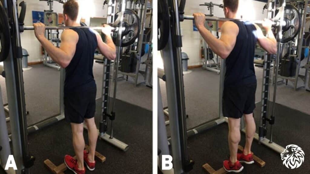 Smith Machine Calf Raise