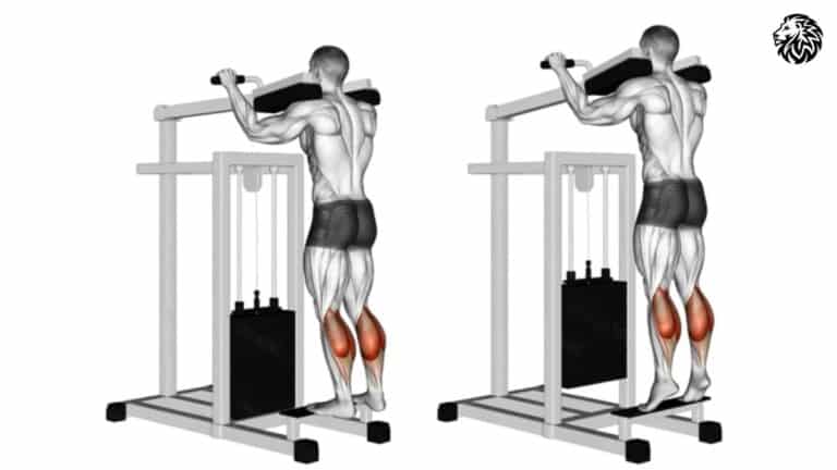 Standing Calf Raise Machine